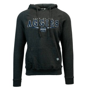 home of the aggies utah state hoodie charcoal